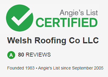Angies List Welsh Roofing Maryland